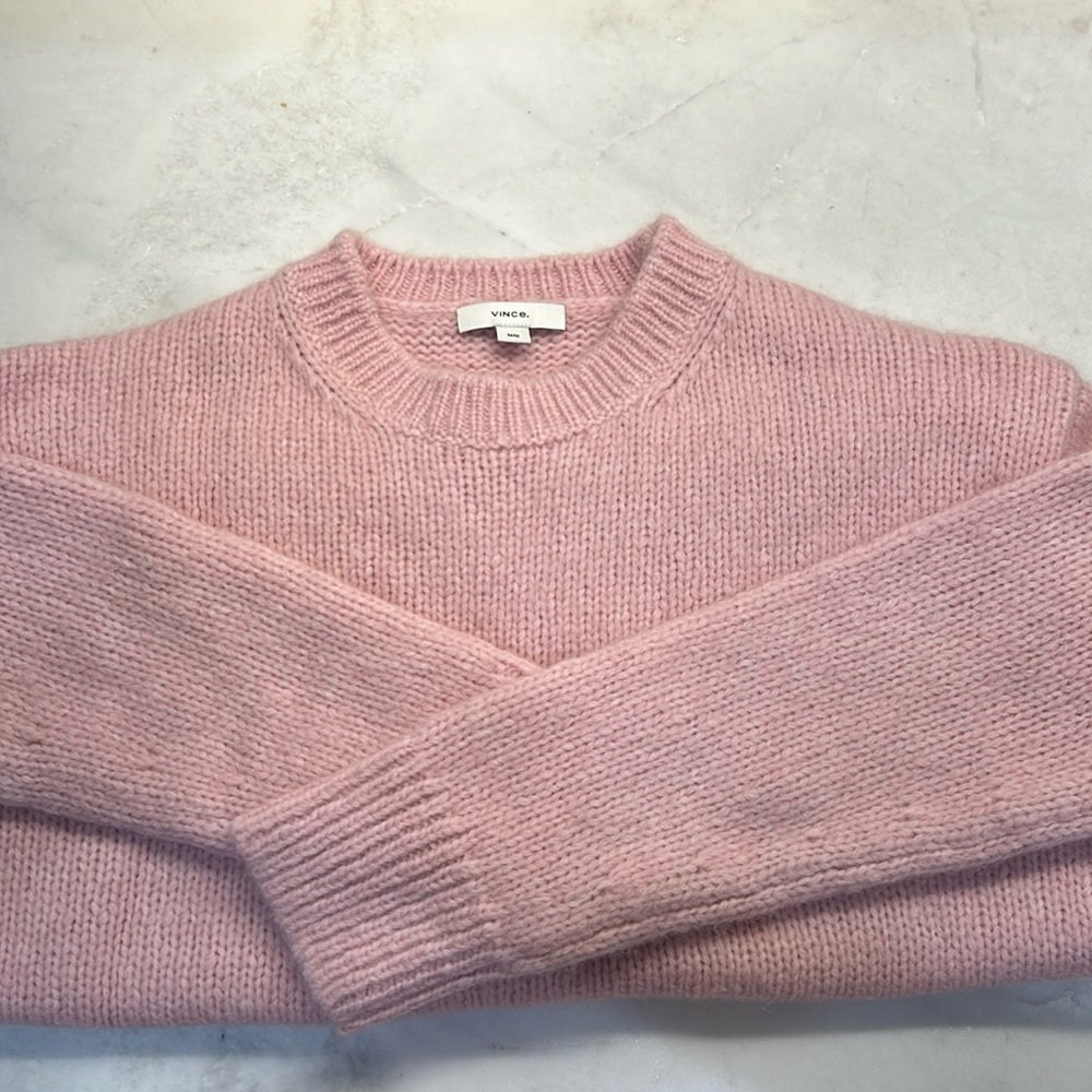 VINCE soft pink sweater